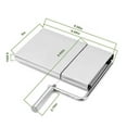 thumbnail image 2 of Cheese-Slicers with Wire, Cheese Slicer Stainless Steel with Cheese Cutters Accurate Size Scale,Wire Cheese Slicer for Soft Cheese Butter,Cheese Cutter Wire Cheese Slicer, 2 of 9