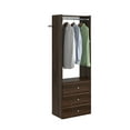 thumbnail image 6 of Easy Track PH32-TR 25-1/8" Wide Elite Closet Organizer System - Truffle, 6 of 7