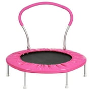 WEIKABU 36 Inch Mini Trampoline for Kids Indoor Trampoline Pink