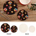 thumbnail image 4 of Hearts Or Balloon Trivet Mats Pot Holders Cotton Woven Non-Slip Heat Resistant for Hot Pots Pans Pats for Cooking Baking Set of 2, 4 of 7