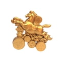 thumbnail image 4 of Estatua de caballo, recuerdo del año del Caballo, figura única, decoración del año Chino 2026 para escritorio, sala de estar, estantería., 4 of 8