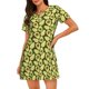 thumbnail image 1 of Disketp Avocado para Camisón Corto de Manga Corta para Mujeres, Camisón Cómodo con Escote Redondo, Bonito y Confortable, 1 of 6