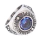 thumbnail image 5 of Hombre  Letra Grabada Hipoalergénico Ajuste Universal Talla 7 Hombre Piedra Sello Azul Redondo Moda para Niños para Fiesta ANGGREK Otros, 5 of 8