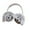 grey, variant on Teddy Bear Case for AirPods Max & AirPods Max 2, Plush Protective Cover for Headphones