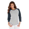 thumbnail image 1 of Ladies Baseball Fine Jersey T-Shirt-LA3530, 1 of 4