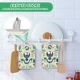 thumbnail image 4 of Yayeee Pot Holders Kitchen Heat Resistant with Pocket 7"x9.8" Cotton Oven Cooking Hot Pads, Green Animals Pattern, 4 of 7
