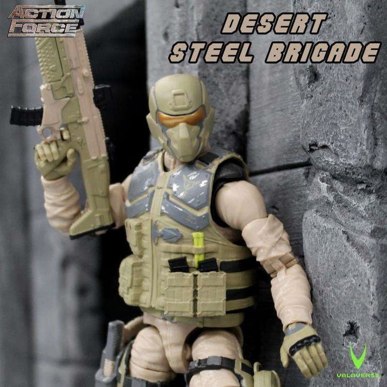 Valaverse Action Force Series 4 Desert Steel Brigade Premium 6