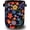 Abstract Colorful Flowers Red Floral, variant on Pink Leopard Print Laundry Hamper Sexy Animal Laundry Basket With Handles Foldable Oxford Cloth Colorful Tote Bag Clothes Toy Storage Bucket 18.9" x 16.5" For Bathroom/Laundry/Bedroom