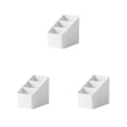 thumbnail image 1 of Caja organizadora de almacenamiento de escritorio Naiovety portalápices cuadrado de plástico color Blanco, 1 of 6