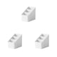 thumbnail image 1 of Caja organizadora de almacenamiento de escritorio Naiovety portalápices cuadrado de plástico color Blanco, 1 of 6