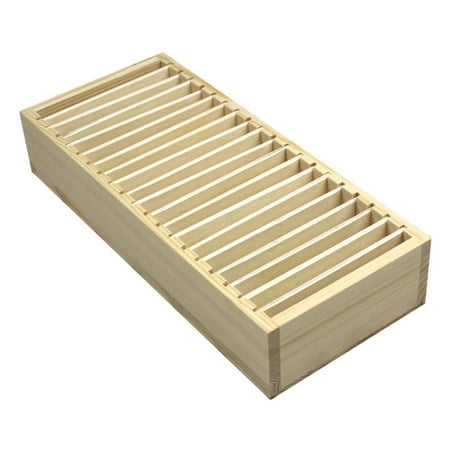 

TOYMYTOY 1pc Wooden Business Cards Storage Box Wooden Box Detachable Compartment Box