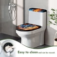 thumbnail image 4 of HELLHERO 2 Piece Elastic Bottom Toilet Lid Covers Set with Adjustable for Fits All Toilet Shapes, 4 of 4