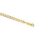thumbnail image 2 of JewelStop 14K Yellow Gold Polished Finish 3.2mm Comfort Curb Chain with Lobster Lock - 16", 2 of 5