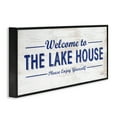 thumbnail image 3 of Stupell Industries Rustic Lakehouse Welcome Typography Painting Black Framed Art Print Wall Art, 24 x 10, 3 of 9