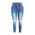 thumbnail image 4 of WILLBEST Jeans Mujer Pantalones Vaqueros Clásicos de Cintura Media para Mujer, Casuales, Cómodos y Elásticos Con Bolsillos para Uso Diario. Grande, 4 of 6