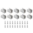 thumbnail image 1 of Unique Bargains LED Strip Light Clips Mounting Bracket Fixing Clips with Screws for 4.8mm-6mm Light Cable Ribbon 100 Pack, 1 of 6