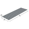 thumbnail image 3 of Apache Mills Cushion Comfort Lana Leaves Graystone Kitchen Anti-Fatigue Mat, 20" x 60", 3 of 11