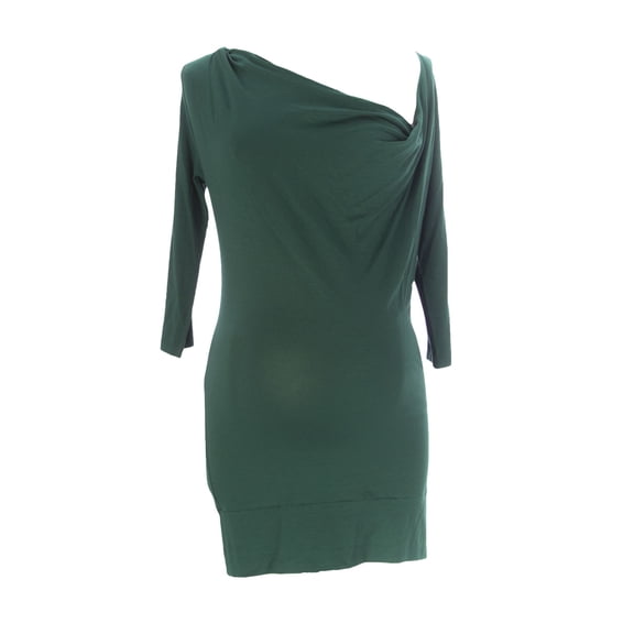 9FASHION Maternity Women's Alexia Tunic Blouse, Small, Green