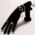 thumbnail image 6 of Resin Watch Display Mannequin Hand Wrist Necklace Rack Stand Organizer Black Velvet, 6 of 8