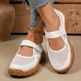 thumbnail image 5 of Pandaie Sneakers for Women Comfortable Business Casual Tennis Shoes Lightweight Slip on Footwear Women's Fashion Retro Sneakers (White,6.5), 5 of 7