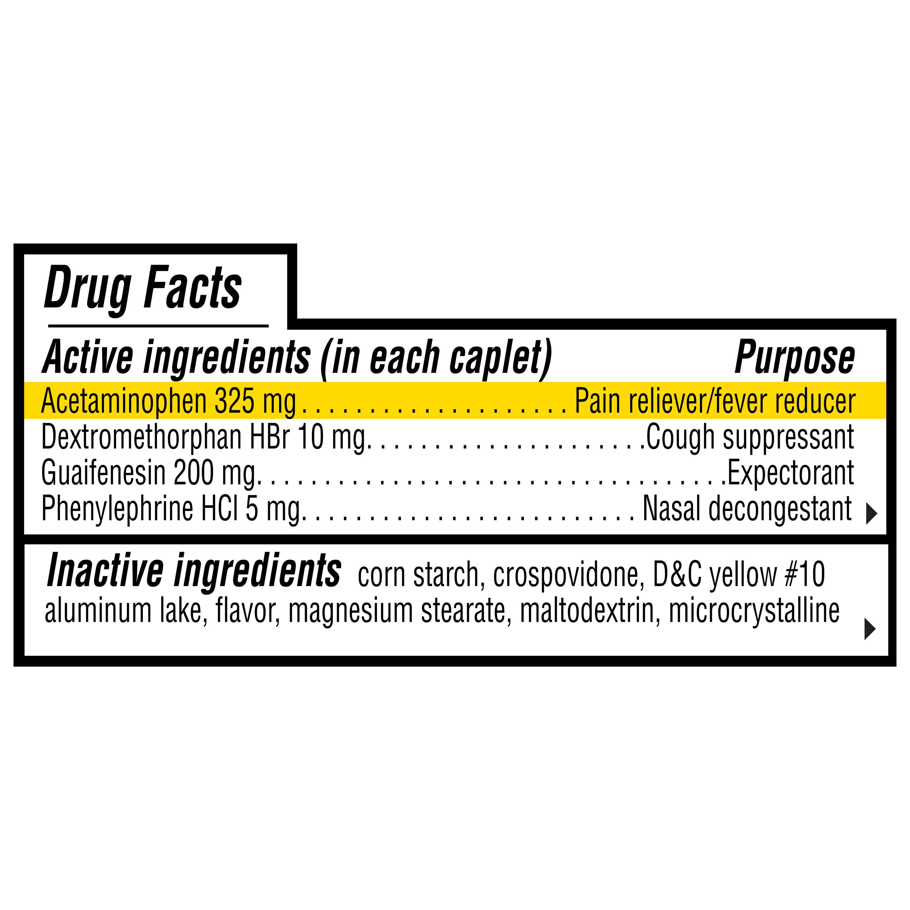 Equate Severe Cold & Flu Caplets, 24 Count, Compare to Tylenol® Cold + Flu Severe Active Ingredients