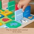 thumbnail image 6 of Fisher-Price Wooden Flip & Reveal Busy Activity Board, Learning Toy for Toddlers 3+, 6 of 9