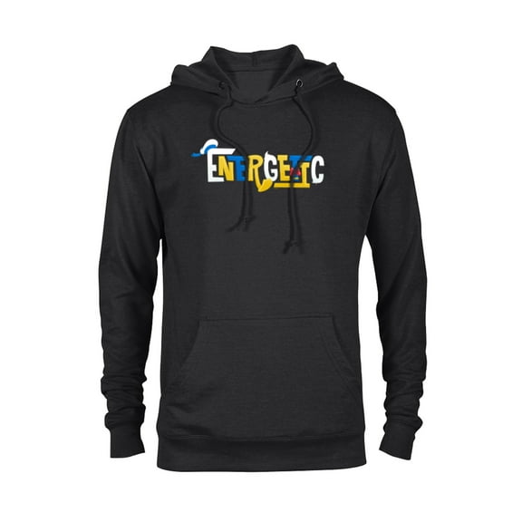 Disney Mickey and Friends Donald Duck Energetic - Pullover Hoodie for Adults - Customized-Black