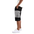 thumbnail image 4 of GrmtClth Men's Cargo Shorts Relaxed Fit Hiking Shorts Below the Knee Elastic Waist Short Pants Outdoor Lightweight Athletic Shorts with Flap Pocket Gray M, 4 of 5