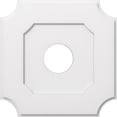 thumbnail image 1 of Ekena Millwork CMP24LE-06000 24 Po OD x 6 Po ID Carré Locke Architectural Grade PVC Contemporain Médaillon de Plafond, 1 of 1