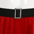 thumbnail image 5 of ZDHoor Women's Red Velvet Christmas Santa Claus Mini Skirt Carnival Party Fancy Dress Costume Red-A L, 5 of 7