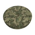 thumbnail image 1 of Balery Green Snake Skin Fundas de asiento para taburete de bar redondo de tela de terciopelo ajustables que protegen de arañazos y manchas para sillas de 14 a 17 pulgadas.-14 inch, 1 of 7