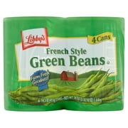 (3 pack) (12 Cans) Libby's French Style Green Beans, 14.5 Oz