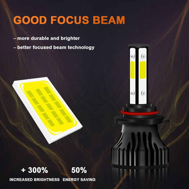 9005 9006 LED Headlight Bulbs for 2003-2006 GMC Sierra 1500 2500 3500  High/Low Beam/Fog Light Kit