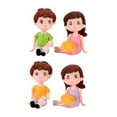 thumbnail image 1 of WEUVEB 2Jgo Adorno Pareja Artesanales Con Delicado Y, 1 of 8