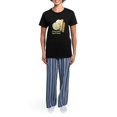 thumbnail image 4 of CafePress - Wakey Wakey Eggs N Bakey Women's Dark Pajamas - Women's Short Sleeve Print T-Shirt and Pants Dark Cotton Pajama Set, 4 of 7