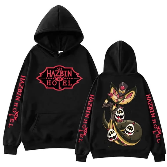 XUANXIAOJIANG Hazbin Hotel Sir Pentious Hoodie Oversized Hoodie for Men/Women - Long Sleeves, Casual & Fashionable, Comfortable Fit, Daily Wea