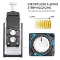 thumbnail image 6 of SupMaKin Adjustable Mandoline Slicer with Container, Stainless Steel Vegetable Cutter, Foldable & Dishwasher Safe Food Chopper for Kitchen (0.1-8mm Thickness), 6 of 9