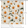 thumbnail image 6 of Little Daisy Waterproof Printed Shower Curtain Set with Hooks for Bathroom Decoration, 6 of 6