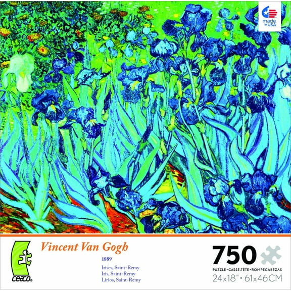 Irises, Staint Remy 750 Piece Puzzle