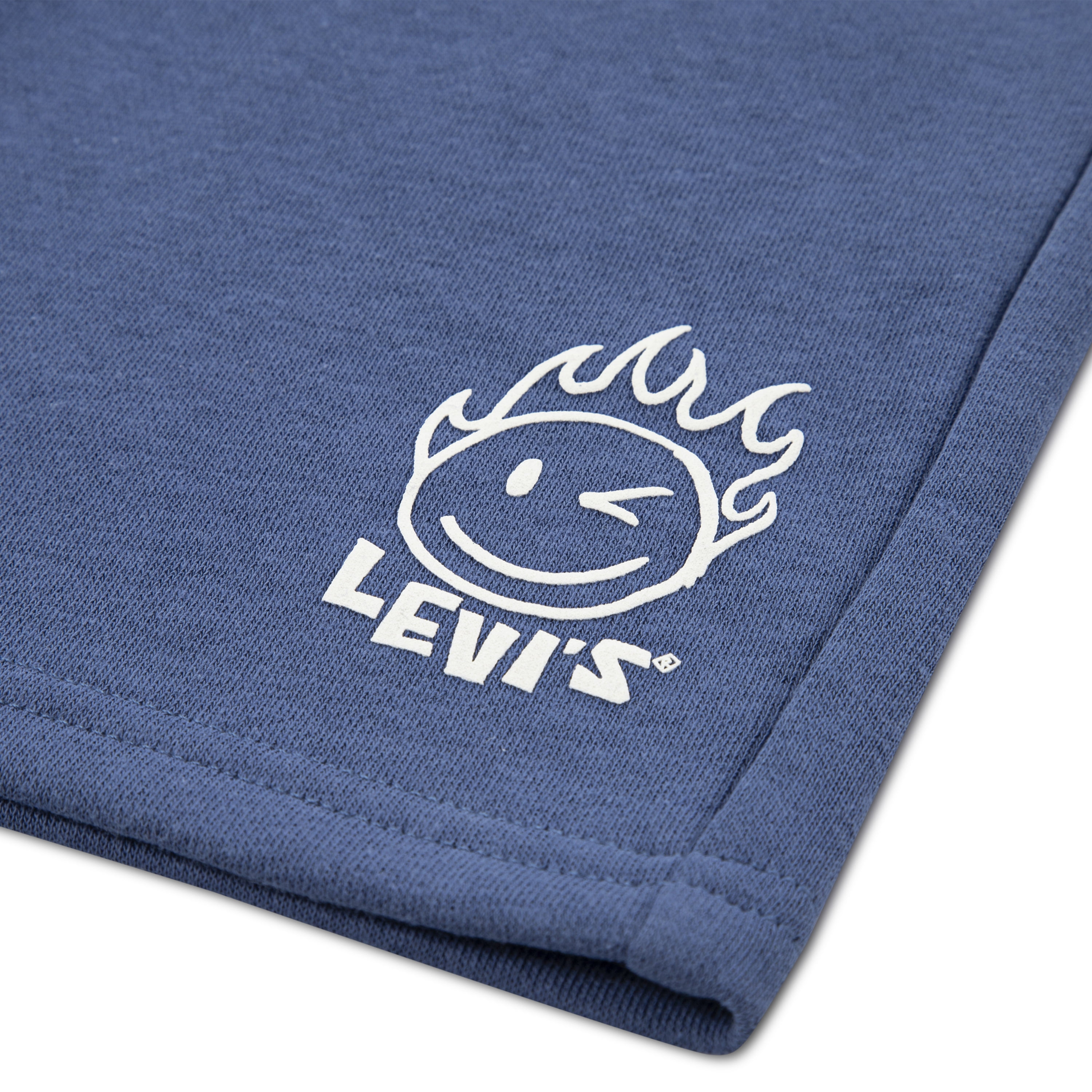 Levi Boys Smiley Check Tee & Knit Short Set, Sizes 4-7