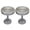 Antique Silver/Pewter, variant on Urbanest Medallion Curtain Holdback – Elegant Drapery Tieback, Farmhouse Drapery Hardware for Stylish Window Treatments, 2 Pieces, Antique Silver/Pewter