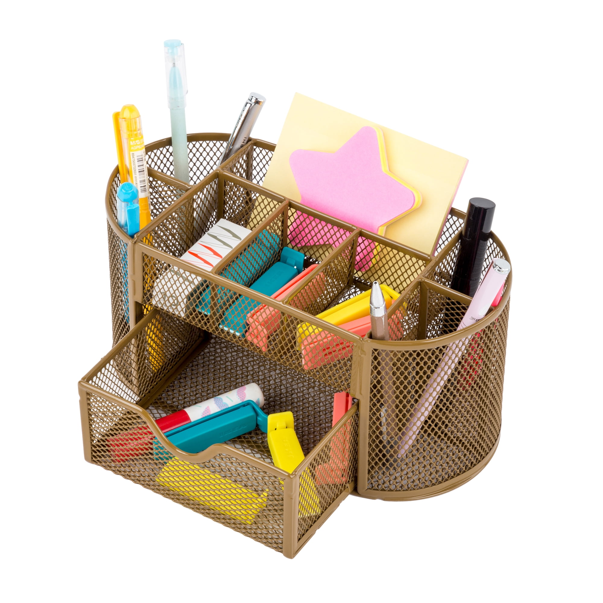 Pro Space Desktop Organizer Mesh Office Pencil Holder Desk