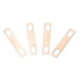 thumbnail image 2 of Wosthever Cuñas de cuello de latón de 4 piezas, cuñas de Metal ligeras, resistente al desgaste, junta de ajuste de espesor de 0,2mm, Accesorios para instrumentos musicales, 2 of 6