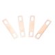 thumbnail image 3 of Advancent 4 Pieces Brass Neck Wedges Metal Shims Instrument Gasket Heightening Replacement Accessories Connection 0.2mm 0.5mm Adjust Parts Type3 NO3 Advancent OD023535-00, 3 of 6