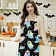 thumbnail image 4 of Decoraciones de Halloween, adornos de Halloween, regalos de Halloween Delantal de Halloween Delantal decorativo con ambiente de terror festivo Delantal resistente a la suciedad para el hogar Delantal, 4 of 6