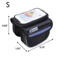 thumbnail image 4 of DUUTI Front Bike Bag Long-time Service Premium Material Assorted Colors Waterproof Cycling Pouch Phone Mount Bicycle Accessories Blue【S】, 4 of 9