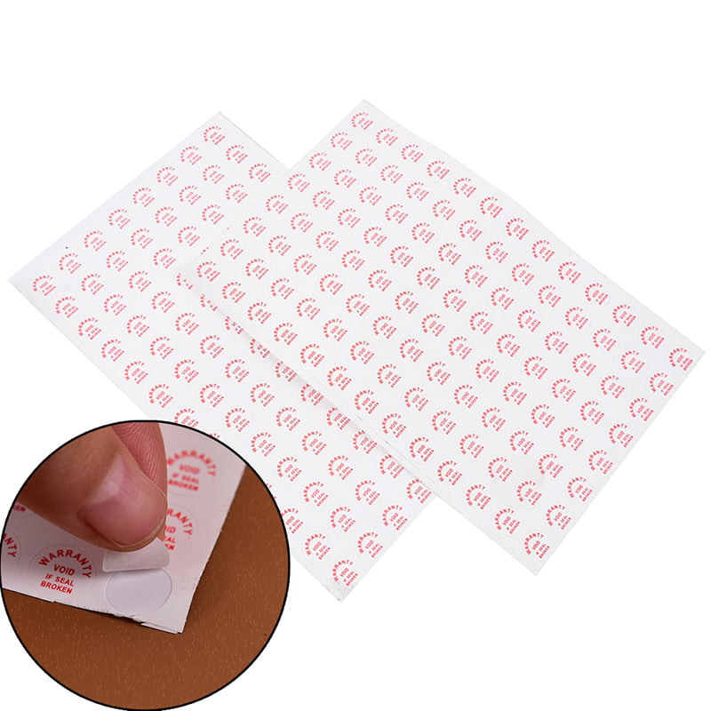 2sheets/208pcs Warranty Void If Damaged Protections‘Security Label Sticker Se qr 
