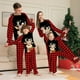 thumbnail image 2 of Pijamas navideños a juego para la familia, conjunto de ropa de dormir roja para madre, hija, papá, hijo, mujeres, hombres, niñas y niños, 2023, 2 of 3