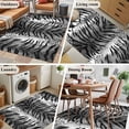 thumbnail image 5 of Area Rug for Living Room, Leopard Stripes Non-Slip Indoor Large Carpet for Bedroom/Dining Room, Vintage Black White Animals Texture Washable Low-Profile Rectangle Floor Mat Runner Rugs - 2.7 x 5 Ft, 5 of 7