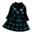 thumbnail image 2 of LSLJS Girl Baby Robe en Cachemire Épaissi à Manches Longues à Col Montant, Jupe Chaude, Robe pour Enfants, 2 of 8